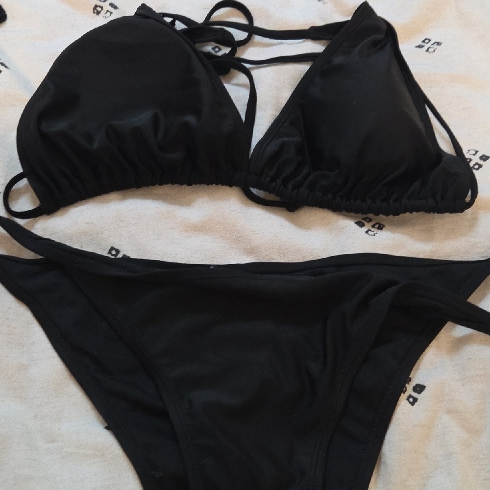 Fashion Nova Set Of Bikini For Women 1x Size In Black